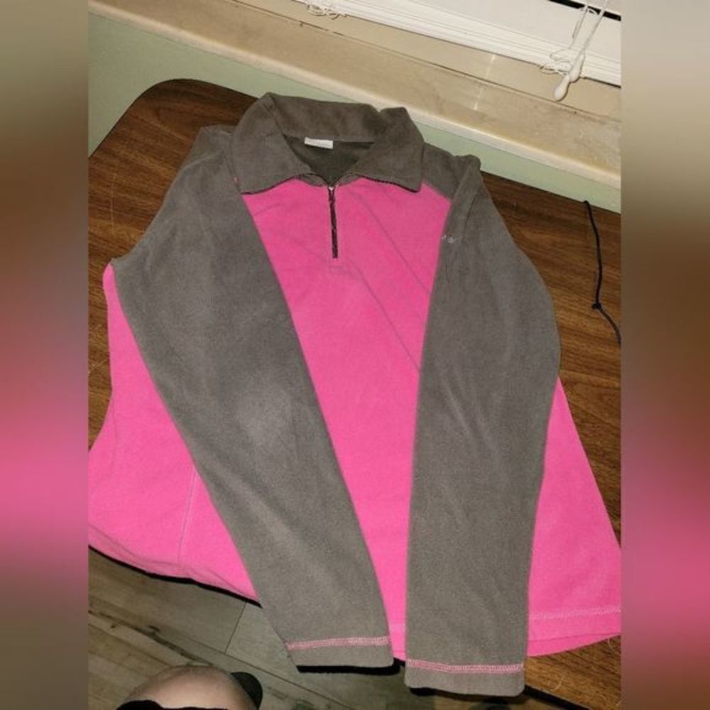 Columbia Pink Fleece Half‎ Zip